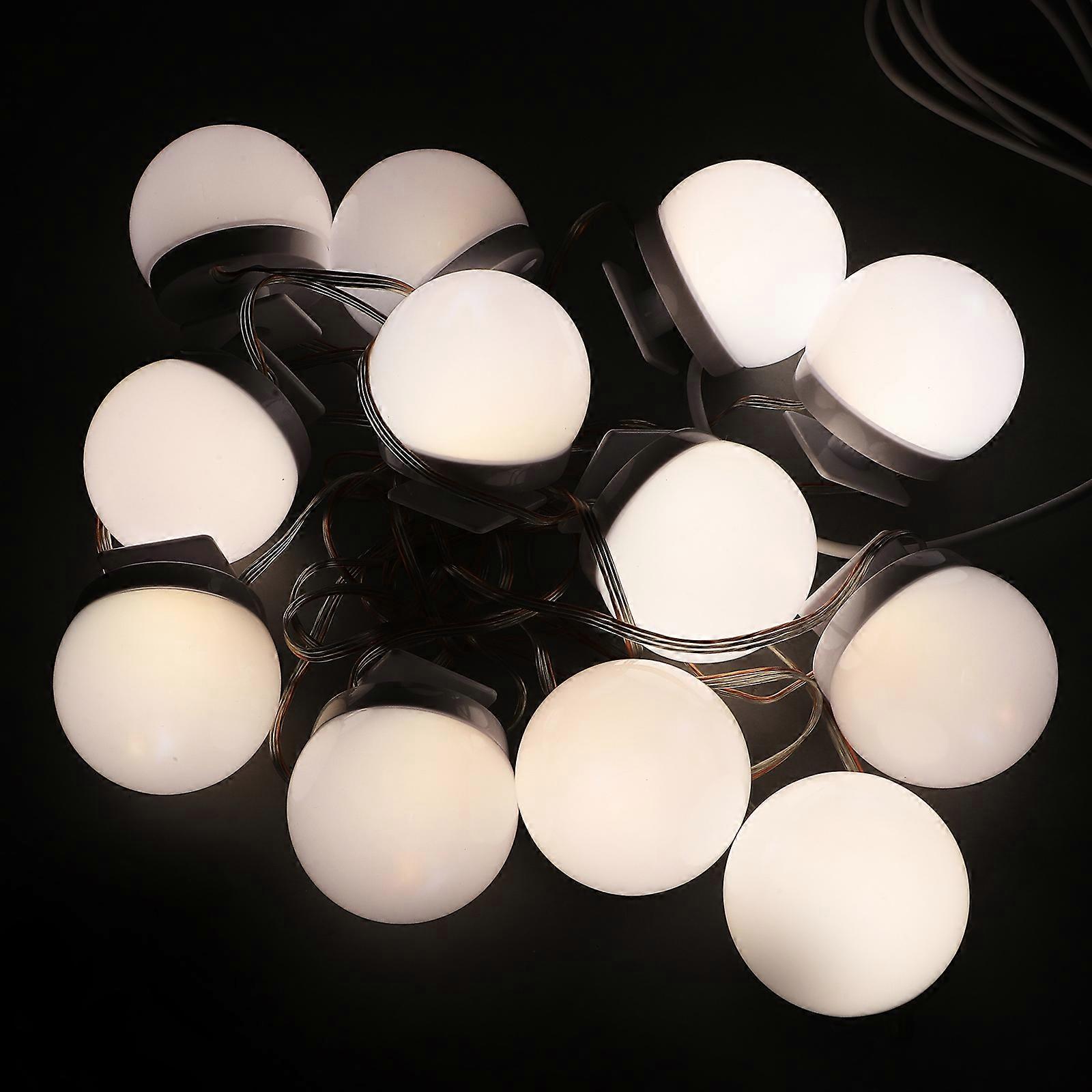 LED Makeup Mirror Light Bulb for Lighting Use 12Pcs USB Vanity Lamp