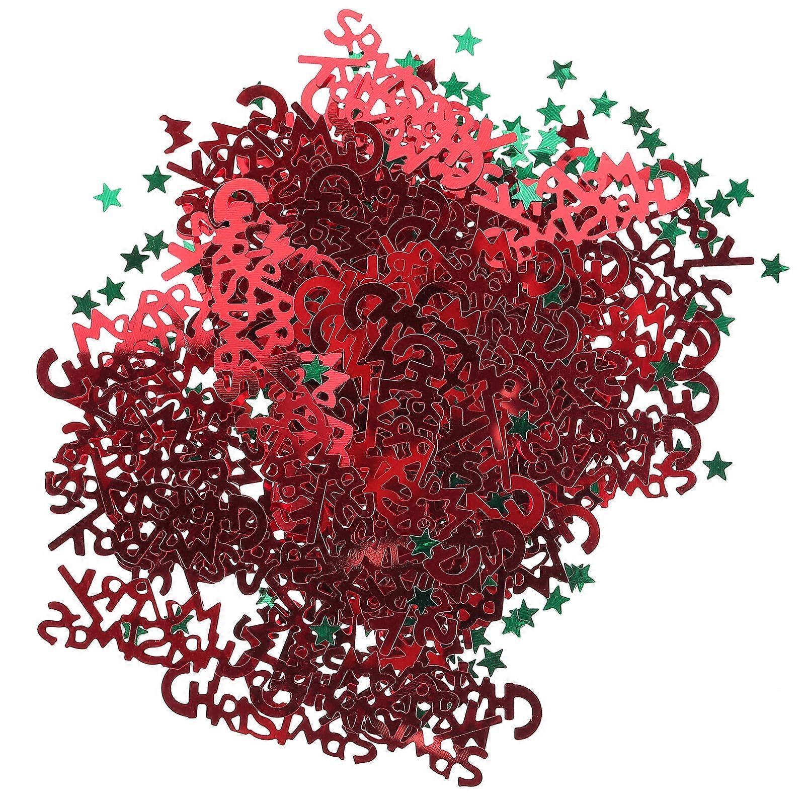 Christmas Confetti Plastic Confetti Decoration for Home Table Decor