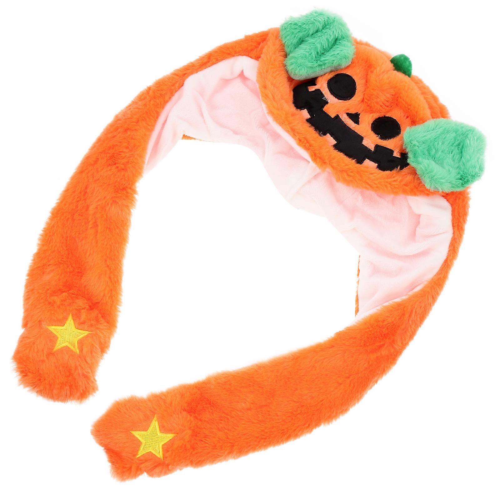 Funny Party Decorative Hat Orange with Moving Ears