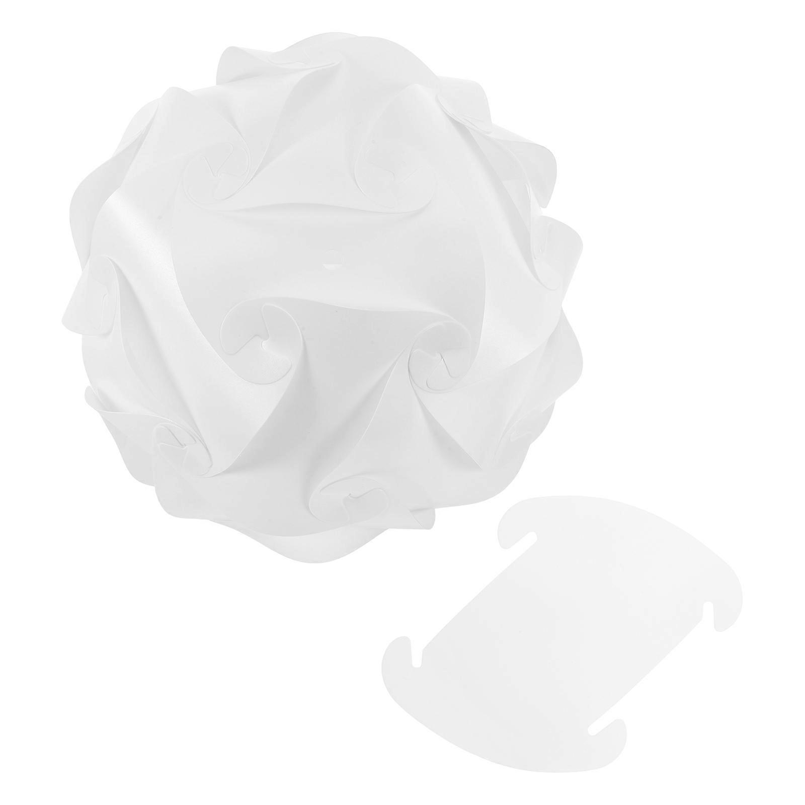 Plastic Lampshade Ball Lamp Shade for Light Use 30Pcs DIY Kit