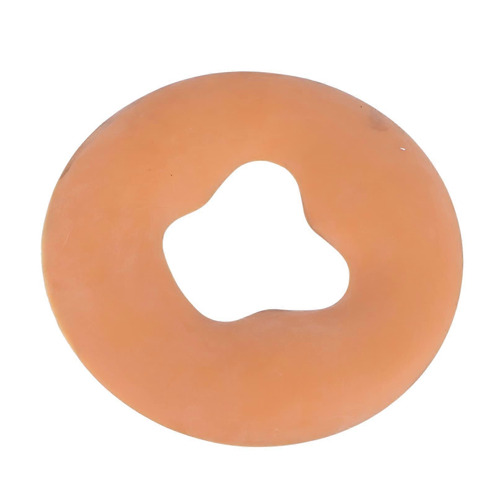 Massage Table Face Pillow Silicone SPA Headrest Cushion Wrinkle Ergonomic Support Beige