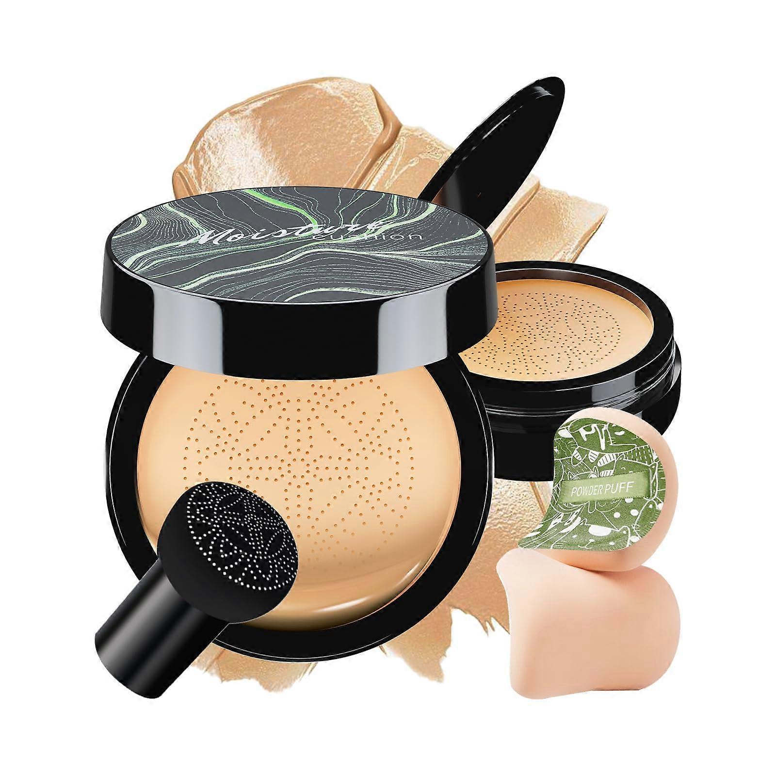 Buff Beige Air Cushion CC Cream Foundation with LongLasting Coverage, Deep Hydration and Brightening Effect