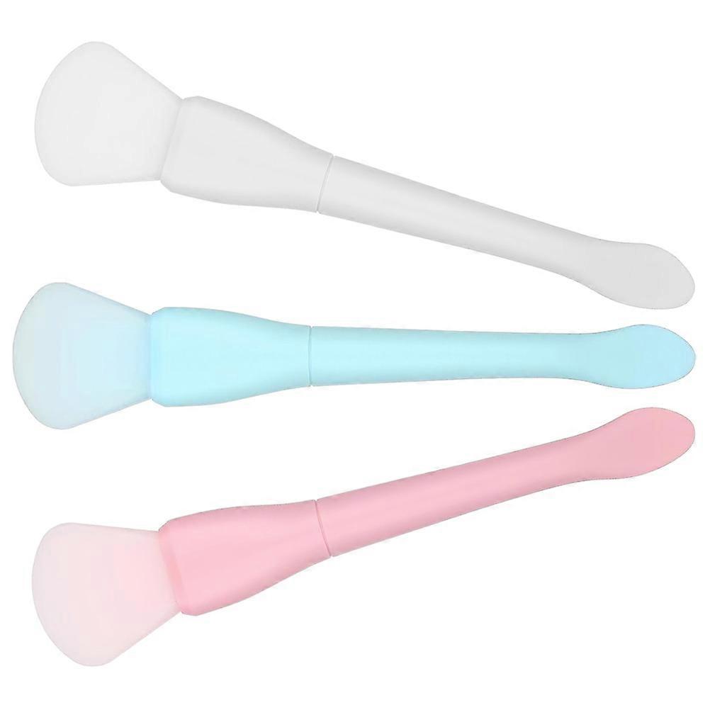 Facial Mask Applicator Silicone Brush for Easy Application 3Pcs