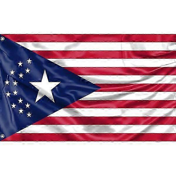 Cyberpunk Influenced Usa Flag