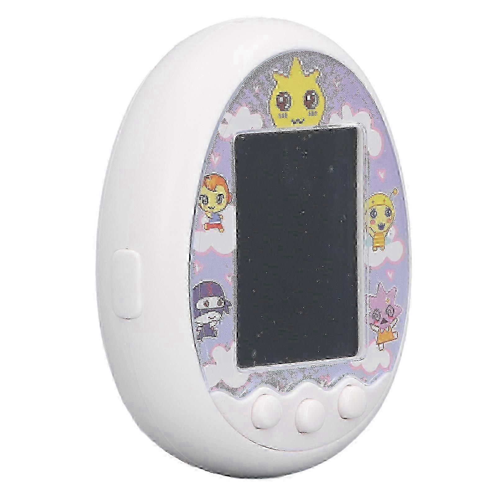 2025 Digital Pet Game Machine Vintage Handheld Communication Device for Decompression White