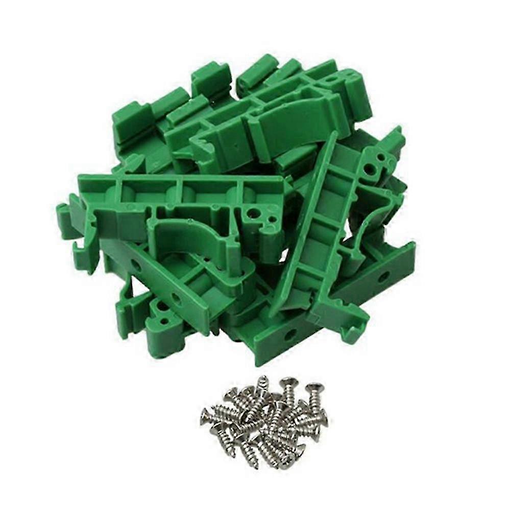 2026 Suitable 20Pcs DRG-01 PCB for DIN 35 Rail Mount Mounting Support Adapter