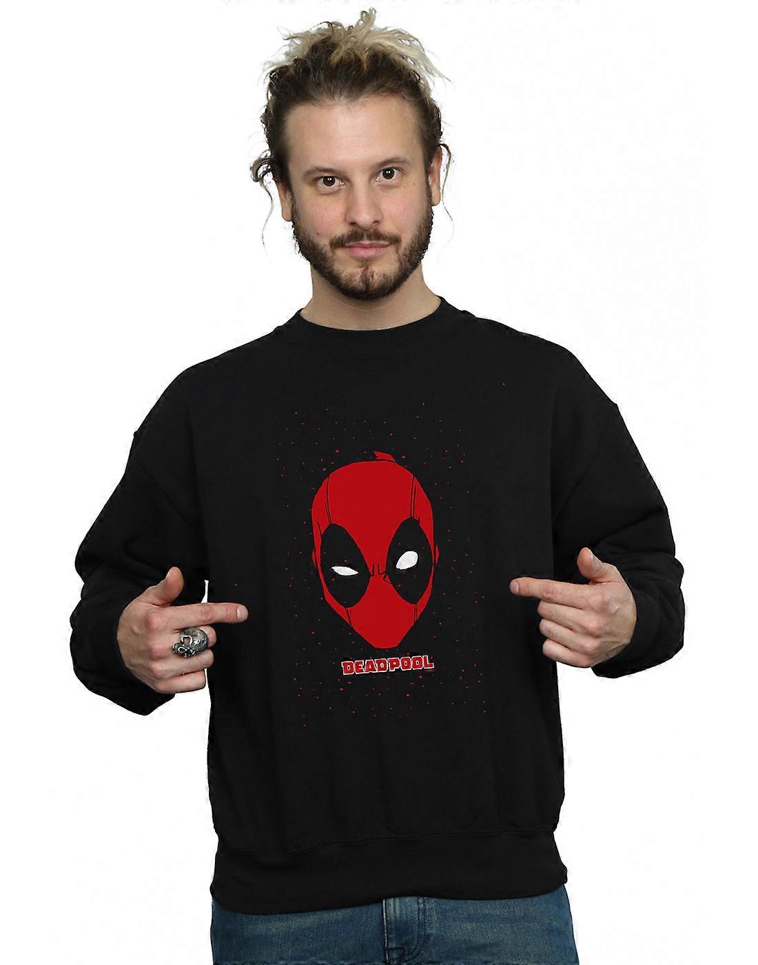 Marvel mannen Deadpool gezicht masker Sweatshirt