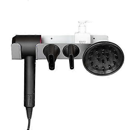 Hair Dryer Holder Wall Mount with Adjustable Angle Control for Hands Styling