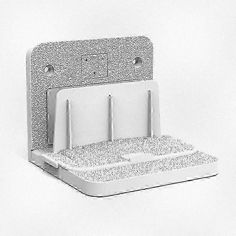 Universal White Wall Mount for Set-Top Boxes, Routers, Modems, Switches, and Wireless Screens