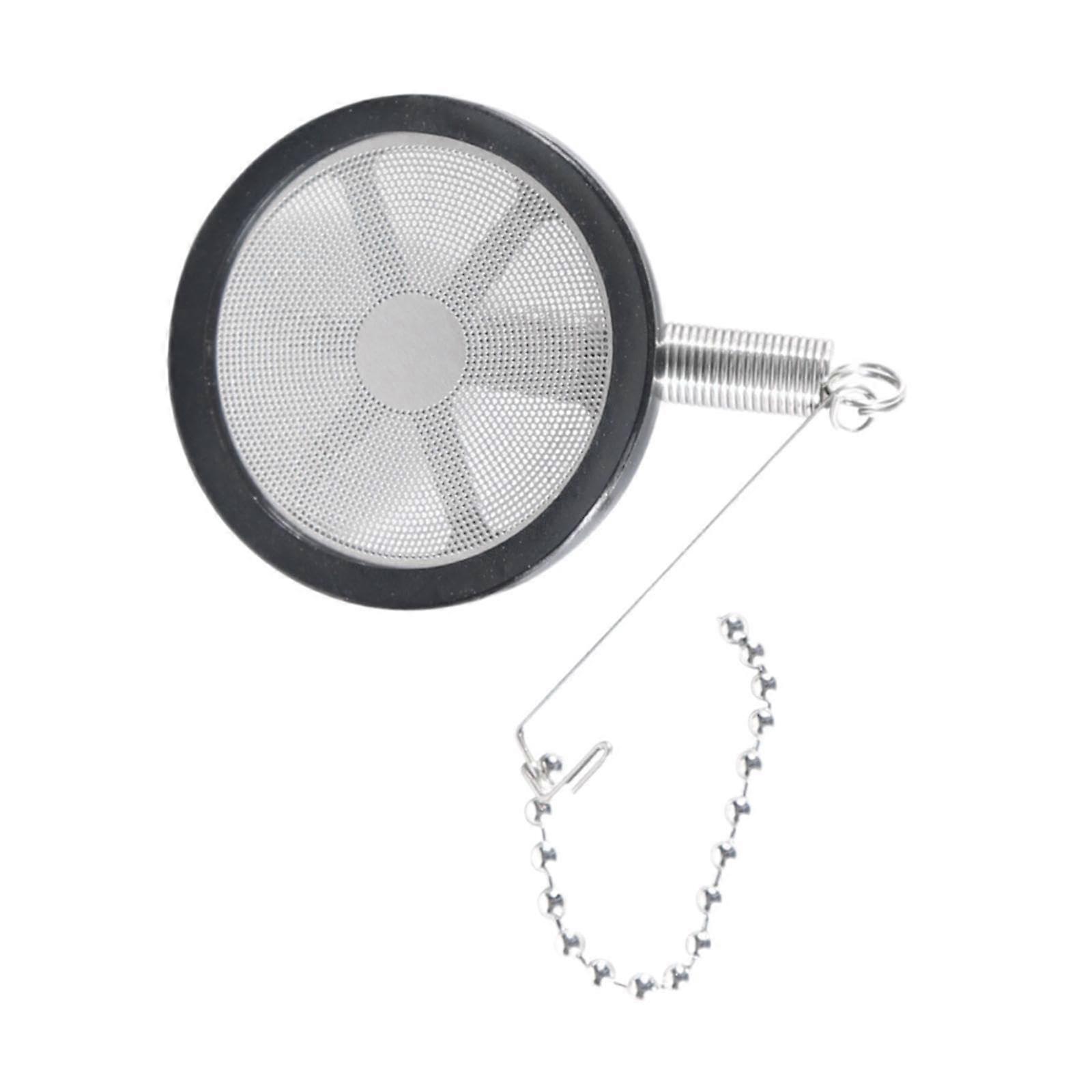 Stainless Steel Siphon Coffee Filter Reusable Replacement for Coffee Maker with Chain Cafe Grade