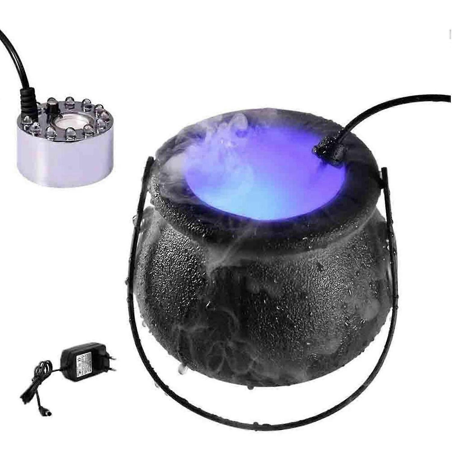 Halloween Witch Barrel Fogging Machine Adding Unique Highlights for Yard Decroation