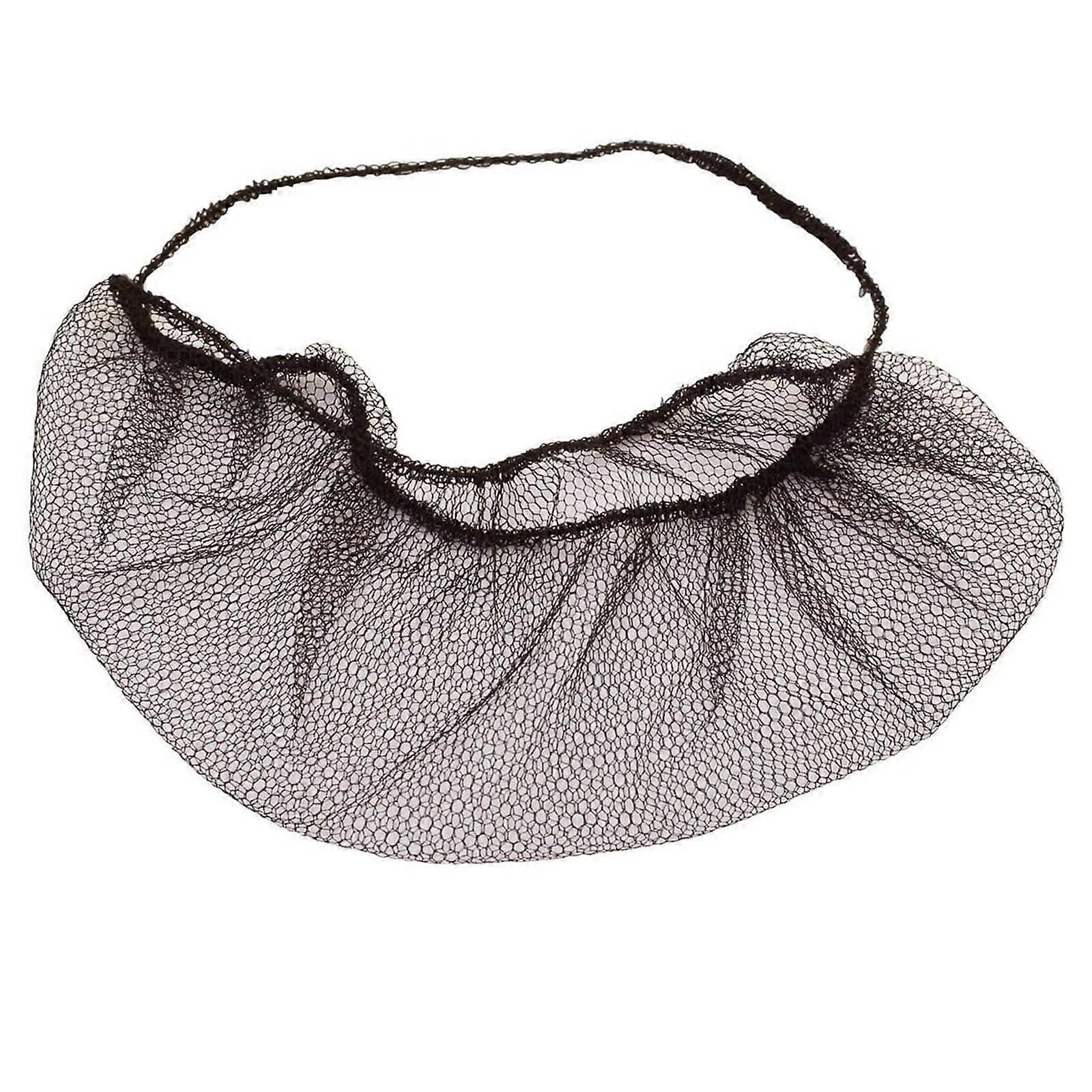 100pcs Beard Nets for Men Food Service Breathable Honeycomb Nylon Beard Covers Bulk Pack