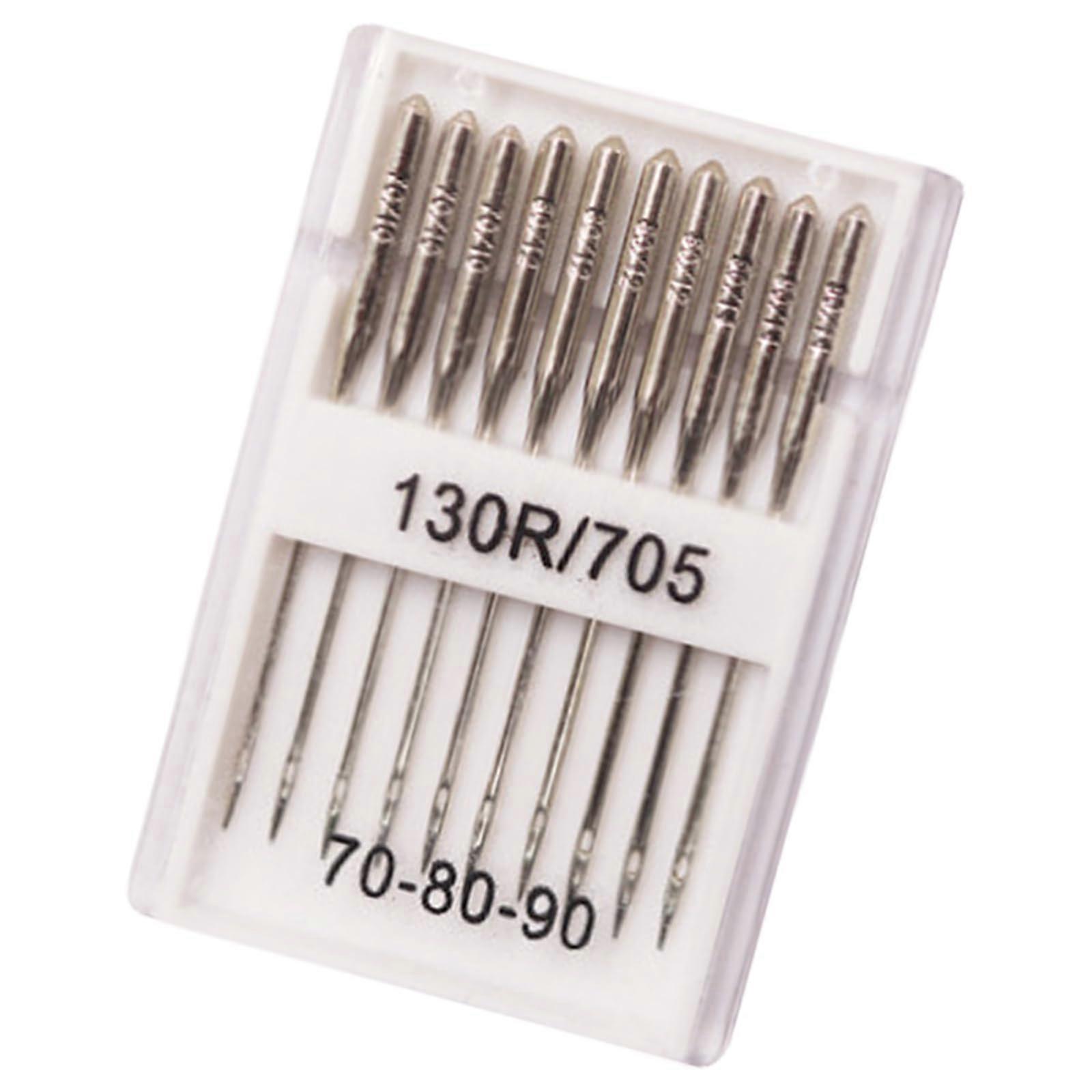 Sewing Machine Needles Set for Jeans, Ball Point, Multiple Sizes, Durable for Heavy Fabrics