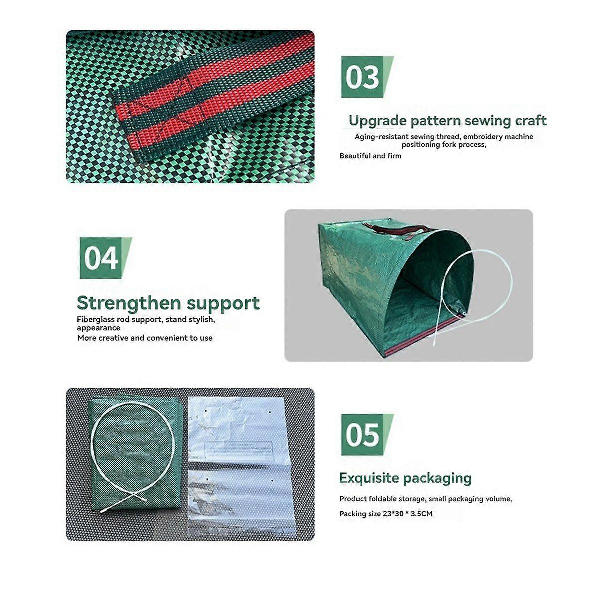 Leaf Collector,Large Yard Dustpan-Type Lawn and Leaf Bags