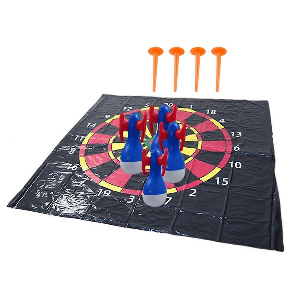 Inflatable Toss Game Tools Children Outdoor Darts Playing 2Sets