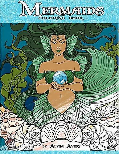 Libro para colorear de sirena