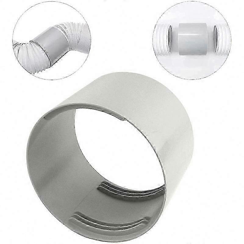 5.9" Portable AC Hose Coupler with Window Adapter for Exhaust Venting
