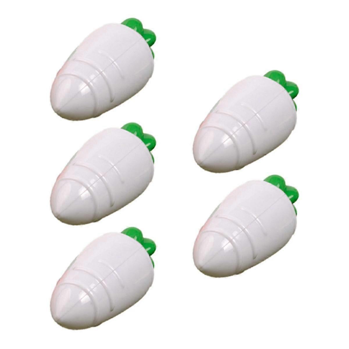 5 Clear Easter Plastic Carrot Candy Boxes, Easter Gift Box Decorations B