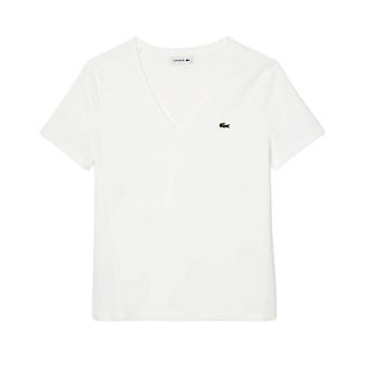 Lacoste Womens/Ladies V Neck Loose Fit T-Shirt