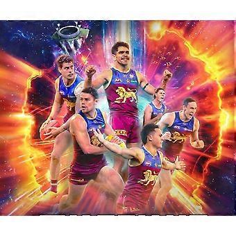 BRISBANE LIONS AFL FOOTBALL TEAM PLAY jigsaw puzzle game for adults and kids V1264
