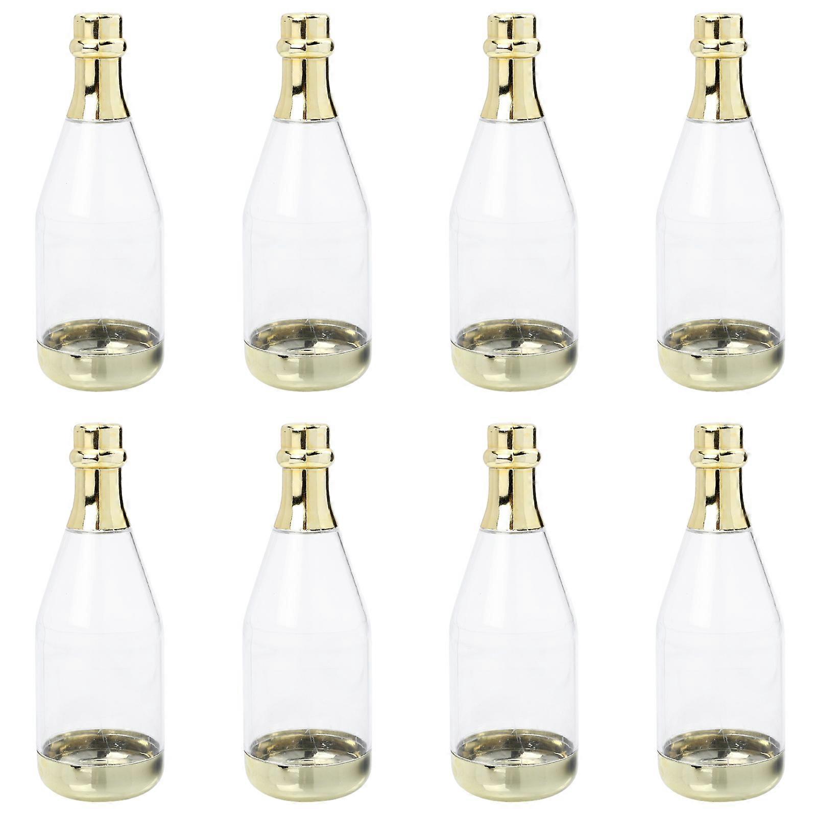 Transparent Bottle Candy Case for Storage 8Pcs Mini Candy Box