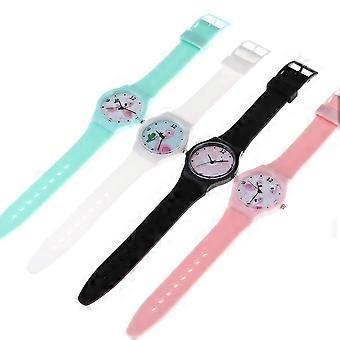 Lovely Children Watch Quartz Movement Toddlers Birthday Gift Comfortable Strap 1Pc