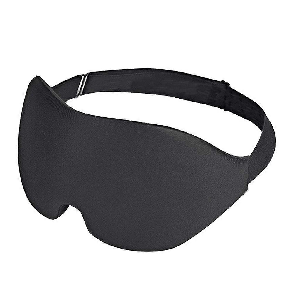 Lightweight Black Memory Sponge Sleep Mask for Sleeping Use