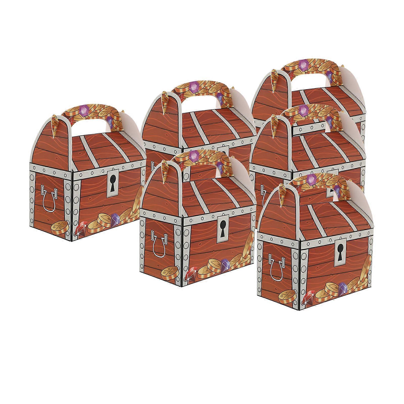 Portable Package Boxes Portable Treasure Boxes for Storage 60Pcs