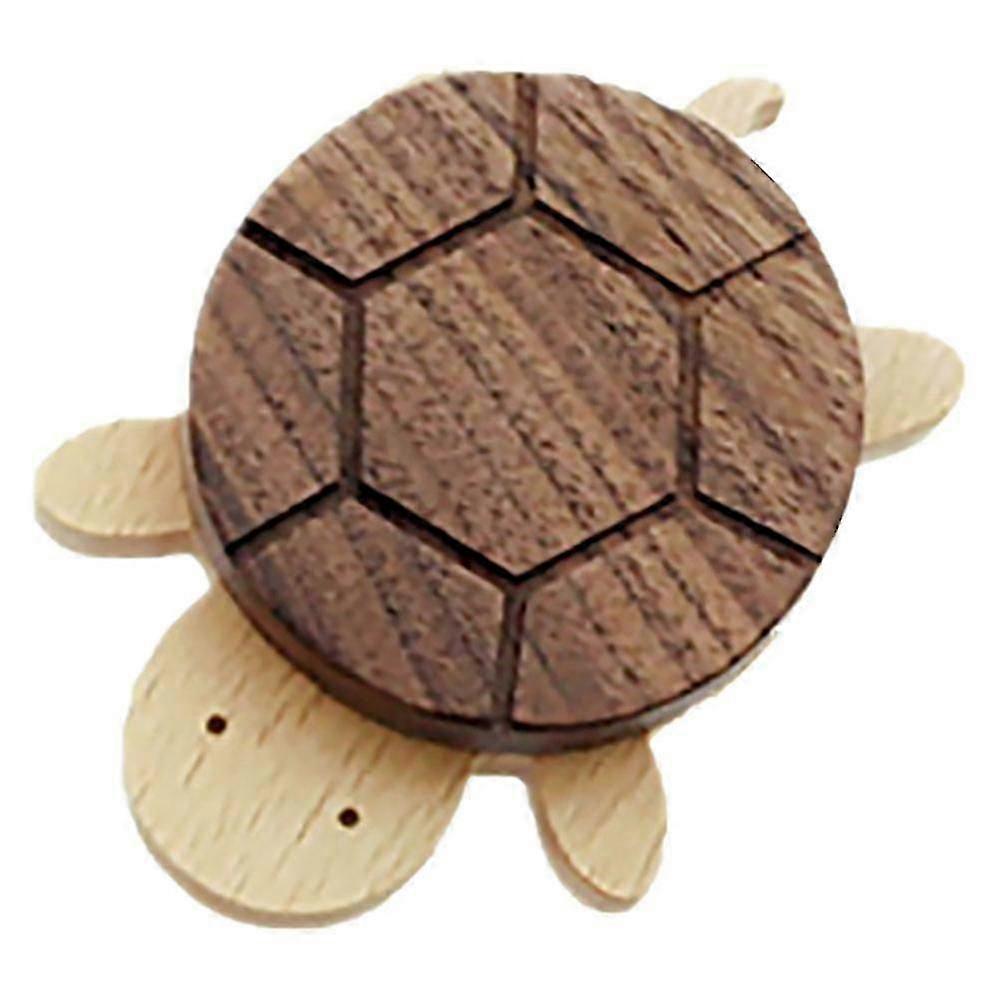 Turtle Shape Wooden Wall Hook, Multi-Functional, 1 Piece