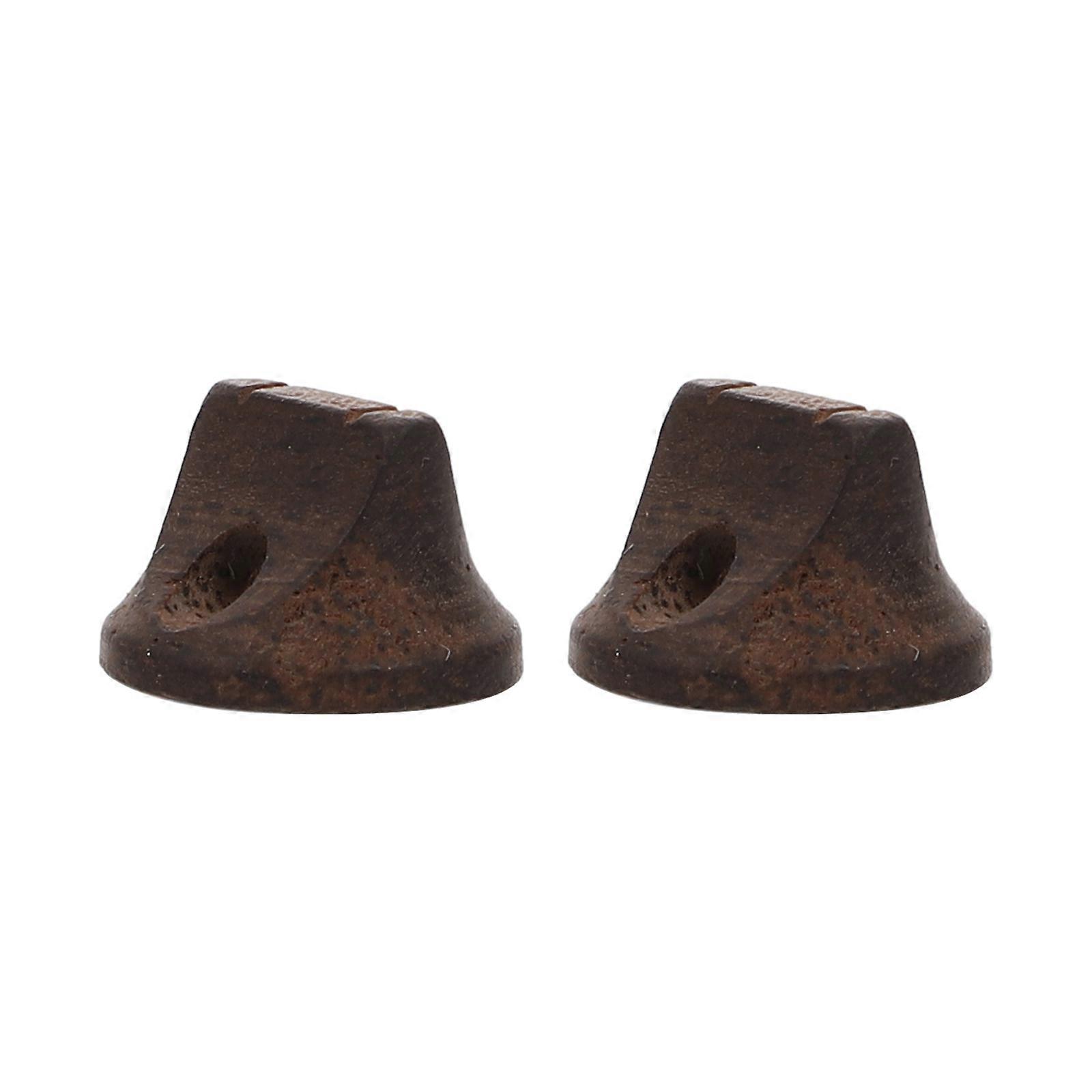 Ebony Erhu Bridges Using Bridge 2Pcs Practical Professional Instrument Accessory