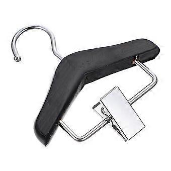 Soporte para pantalones de mascotas, colgador de ropa para mascotas para almacenamiento, 1 pieza, abrazadera de metal negro