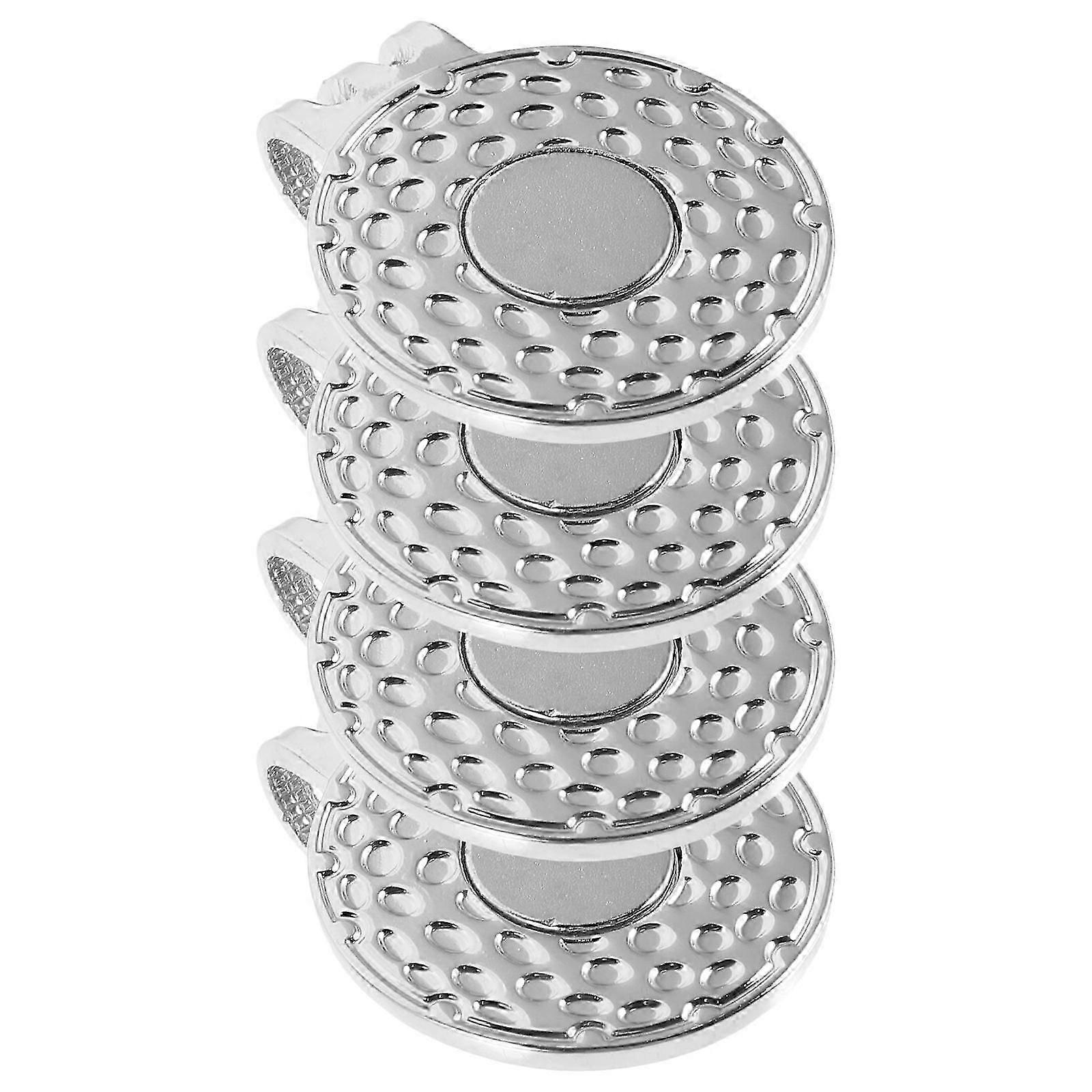 Golf Ball Markers with Hat Clips 8Pcs Set