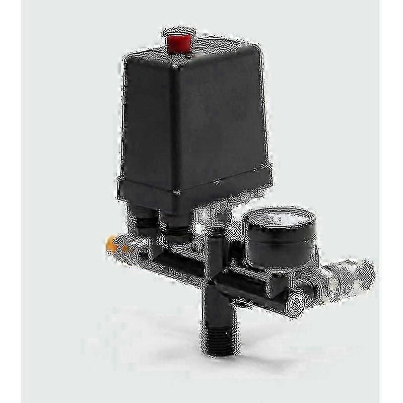 Pressure switch compatible with compressor with regulator and 2 displays