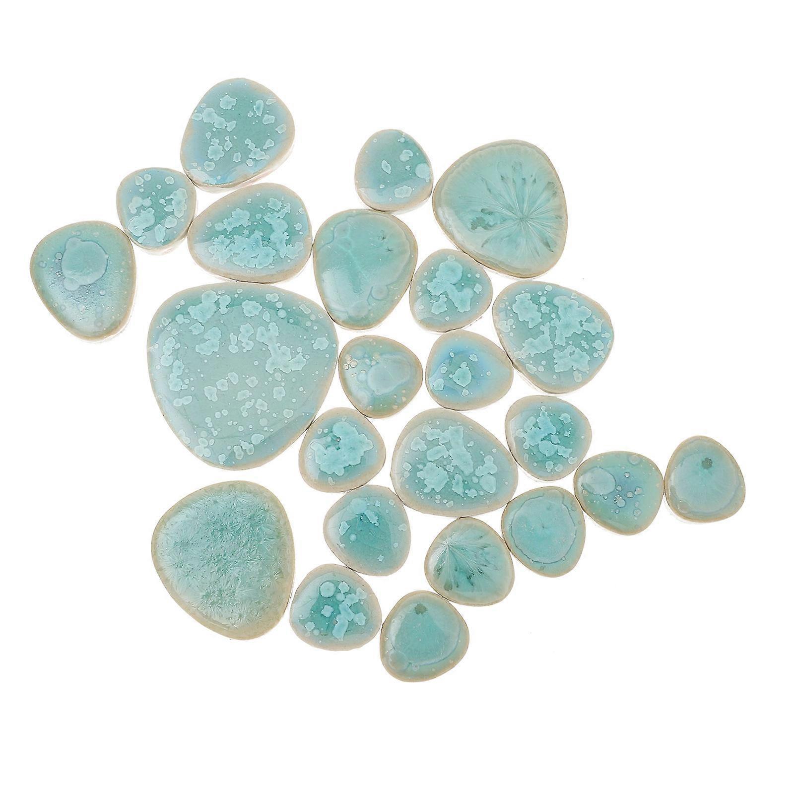 Ceramic Mosaic Tiles for Decoration Irregular Shape 1Pack DIY Craft Chips