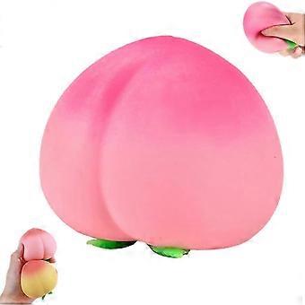 Stress Relief Peach Squishy, Cute Soft Fruit Squishies, Squeezy Fidget for Adults, Perfect Squishies Gift