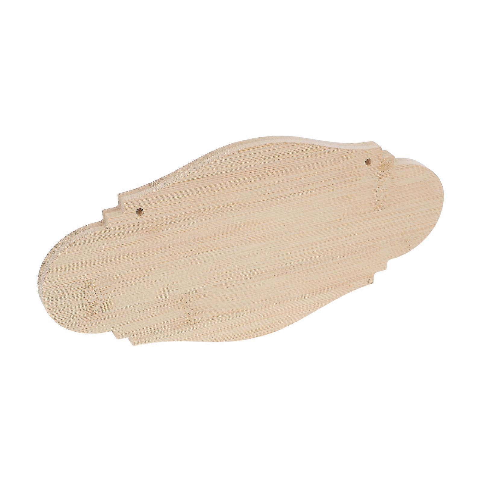 Bamboo Blank Hanging Sign for DIY Crafts with Open Closed Function