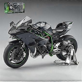 1:9 Scale Kawasaki H2R Alloy Motorcycle Model Diecast Off-Road Autocycle Toys Carrying Lights