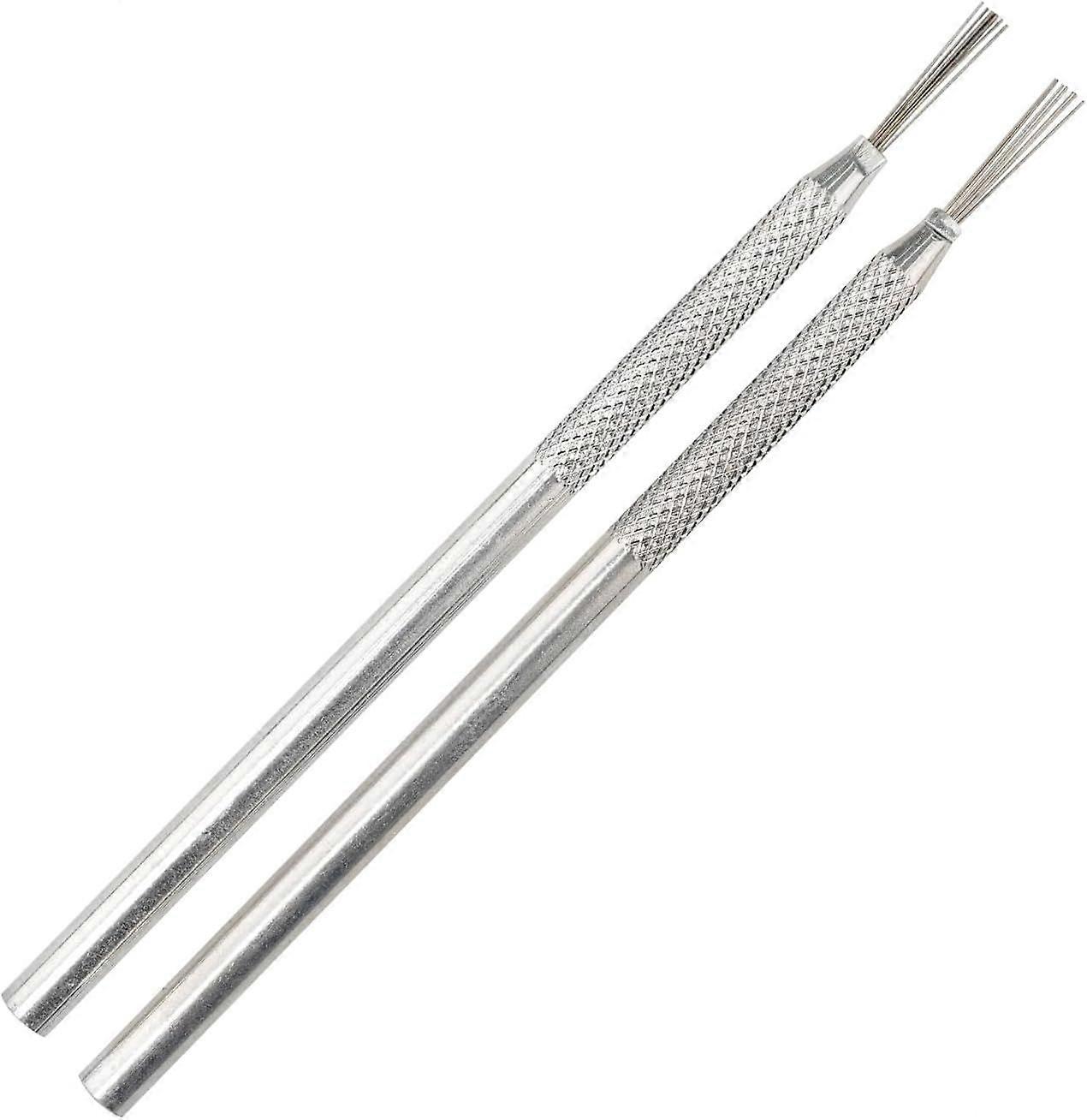 2Pack Clay Needle Tools, Wire Feather Texture Tool for Ceramic Polymer Pottery Clay Sculpting, Texturing, Modeling