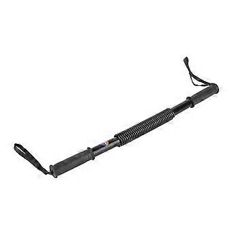 20Kg Black Spring Bar Exerciser - High Strength, Sturdy & Versatile Fitness Arm Bar