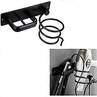 Hair Dryer Holder, Aluminum Hair Dryer and Straightener Holder, Wall Mounted Hair Dryer Holder Storage Shelf for Bathroom Bedroom Hotel