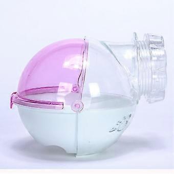 Rosa Hamster Badrum - Luktresistent Transparent Hamster Löpning Övningshjul Liten Husdjursleksak Råtta Löpning Lekleksak
