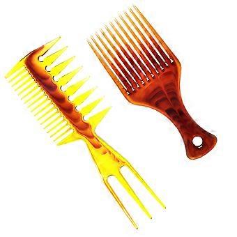 Professional Hair Comb Hairstyling Brush Boys Styling Salon Use 2Pcs