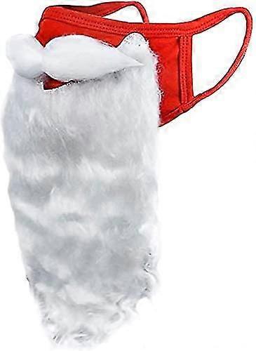 Inkapslad jultomtemask med skägg