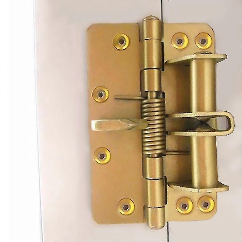 Spring Hinge for Automatic Self Closing Doors with 8 Screws Multifunctional Door Closing Hinge