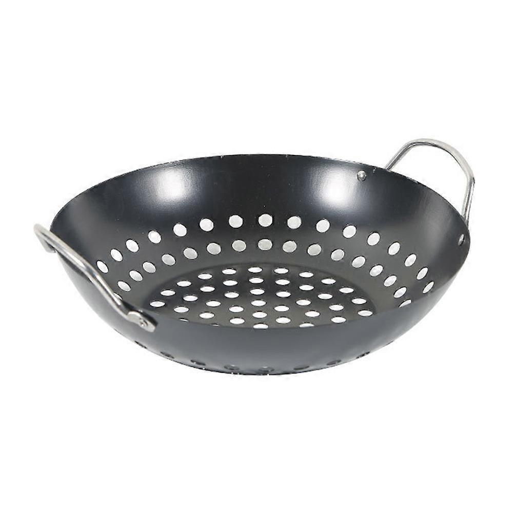Professional Vegetable Basket Multi-function Grill Basket Convenient Draining Basket