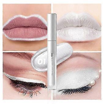Lip Gloss in 8 Shimmering Colors, Non-Stick Lipgloss, Face Multi-Purpose Pearlescent Liquid Eyeshadow,  Long-Lasting Waterproof Smudge Proof Liquid Li