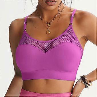 Women Hollow Out Push Up Sports Bra For Yoga Gym Workout Daily Wear