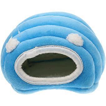 Klein schuilhuisje voor hamsters, zodat ze warm en comfortabel kunnen slapen.