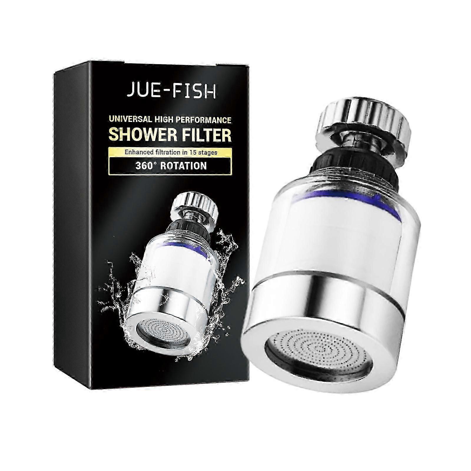 Rotatable faucet filter for kitchen water purification