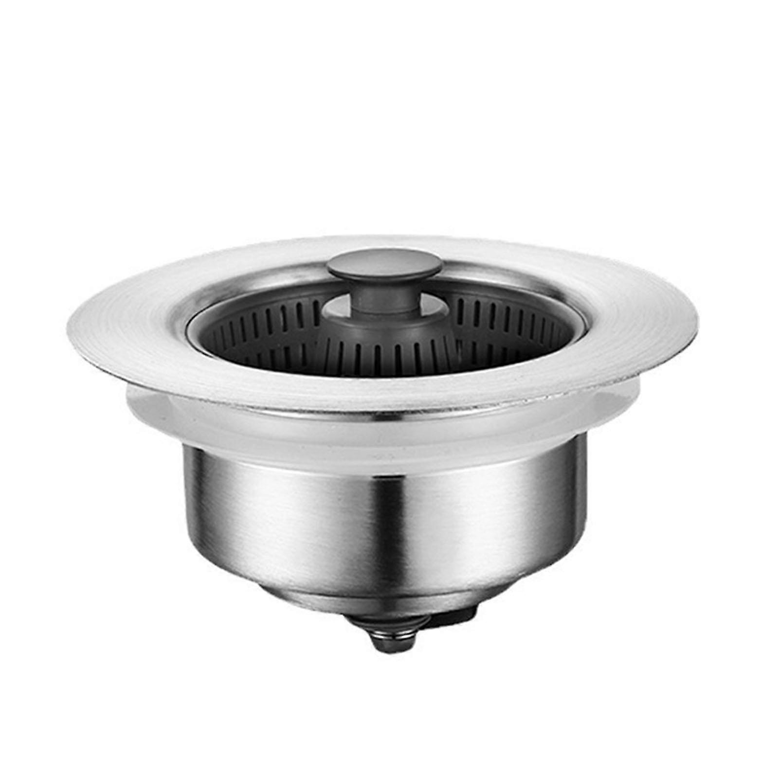 Kitchen Sink Strainer Basket, Stainless Steel Rustproof Filter Stopper